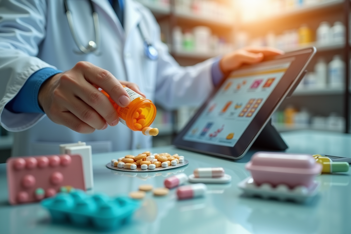 distributeur pharmacie